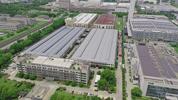 杭州下沙工业园区航拍