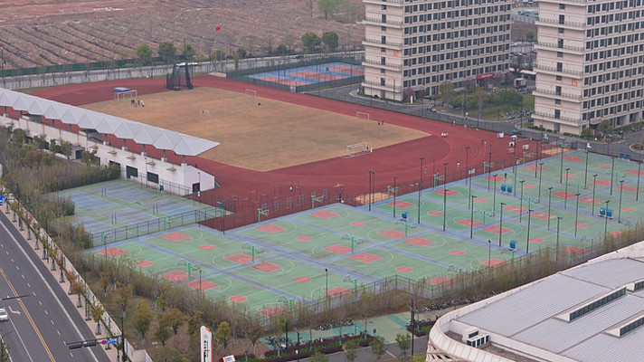 浙江理工大学临平校区航拍 浙江理工大学临平校区航拍