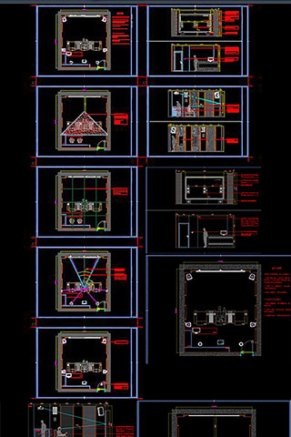 杜比影音室图纸CAD图纸 dwg