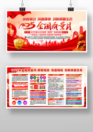 2025年全国质量月活动展板 2025年全国质量月活动展板