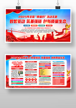 2025年全国质量月活动主题展板 2025年全国质量月活动主题展板