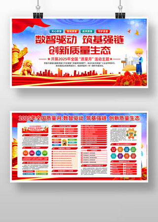 2025年全国质量月活动主题展板 2025年全国质量月活动主题展板