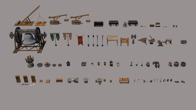 古代工农业设备SU模型 古代工农业设备SU模型