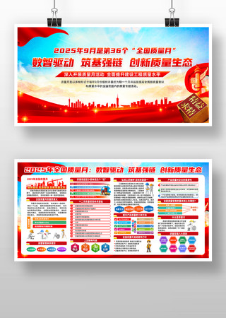 2025年全国质量月宣传展板 2025年全国质量月宣传展板