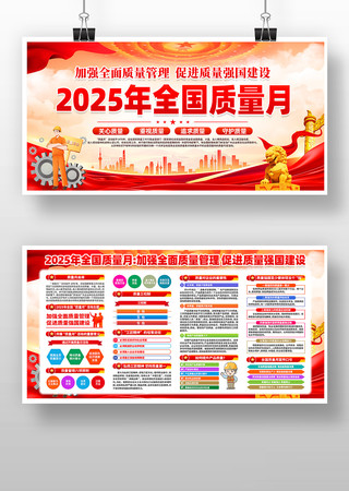 2025年全国质量月活动宣传展板 2025年全国质量月活动宣传展板