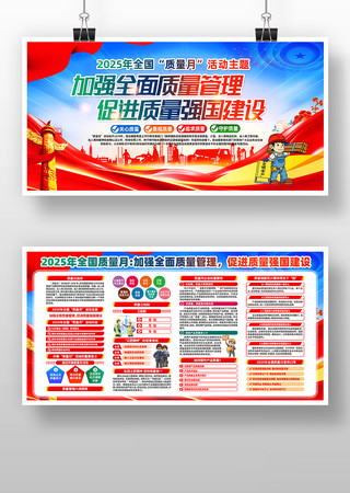 2025年全国质量月活动主题展板 2025年全国质量月活动主题展板