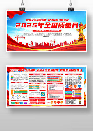 全国质量月展板 全国质量月展板