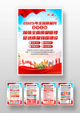 全国质量月展板挂图 全国质量月展板挂图