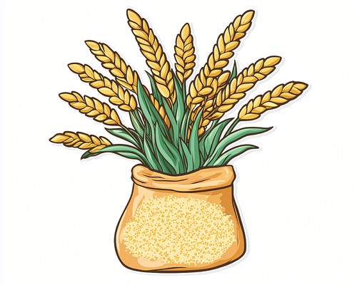 成熟的小麦植物 成熟的小麦植物