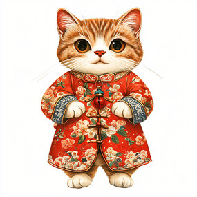 ���ź�ɫ�·���è��