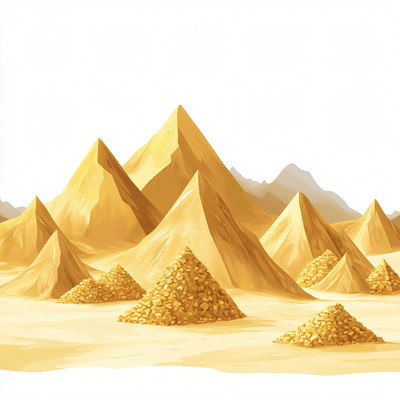 黄色的山峰 黄色的山峰