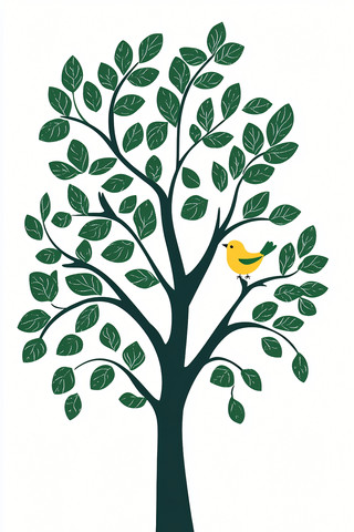 绿色的大树 绿色的大树