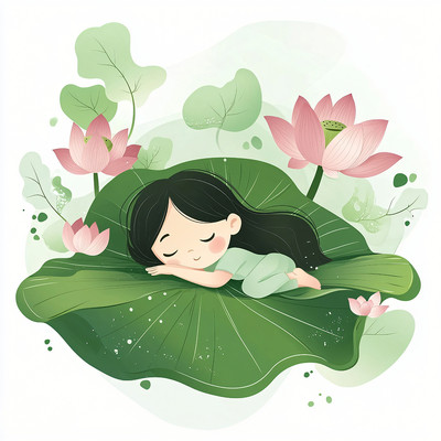 ��ɫ��Ҷ�ϵ�Ů��  JPG