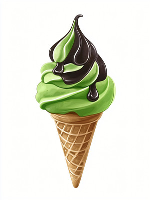 抹茶巧克力冰淇淋 抹茶巧克力冰淇淋