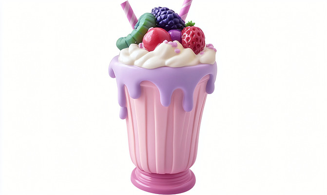 新鲜的杯装冰淇淋 新鲜的杯装冰淇淋