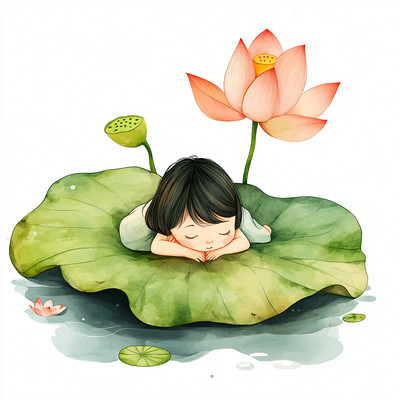 �ں�Ҷ��˯�ŵ�Ů�� JPG