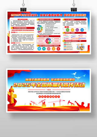 2025年全国质量月活动宣传展板 2025年全国质量月活动宣传展板