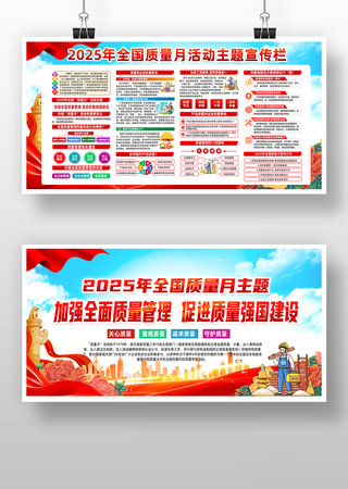 2025年全国质量月展板 2025年全国质量月展板
