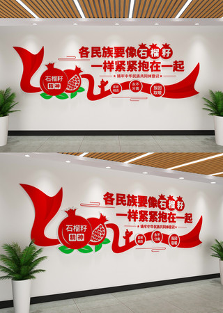 民族团结石榴籽精神民族团结宣传展板 民族团结石榴籽精神民族团结宣传展板