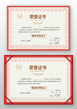 公司荣誉证书 公司荣誉证书