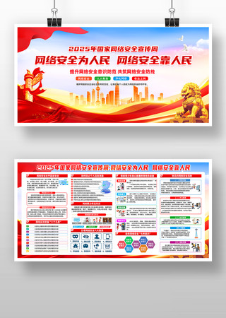 2025年国家网络安全宣传周展板 2025年国家网络安全宣传周展板