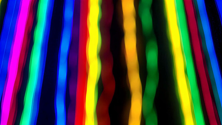 彩色光带动态素材