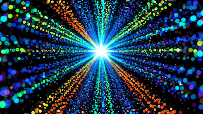 彩色粒子光效背景素材 彩色粒子光效背景素材
