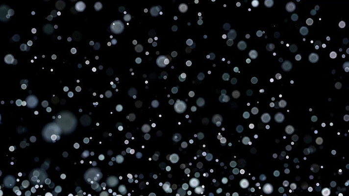 黑色背景飘落颗粒素材