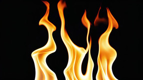 ��ɫ�����ϵ�ȼ�ջ���