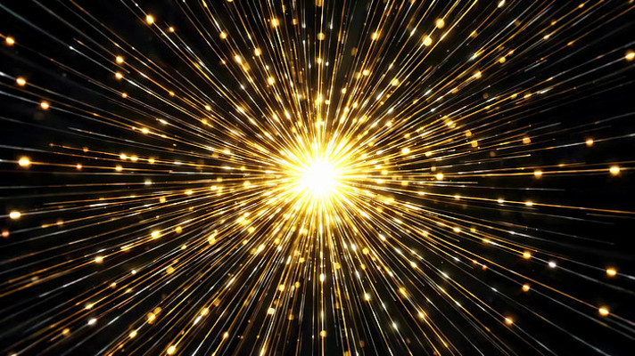 金色粒子光效背景素材 金色粒子光效背景素材