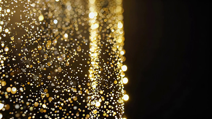 金色粒子光效背景素材 金色粒子光效背景素材