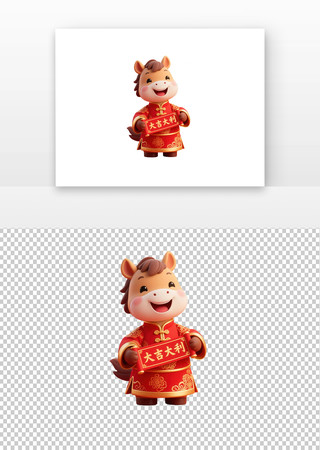 卡通马素材 卡通马素材