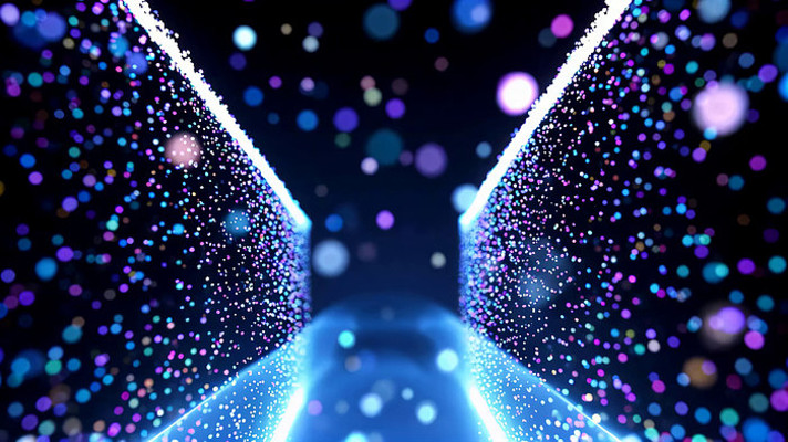 粒子光效舞台背景素材