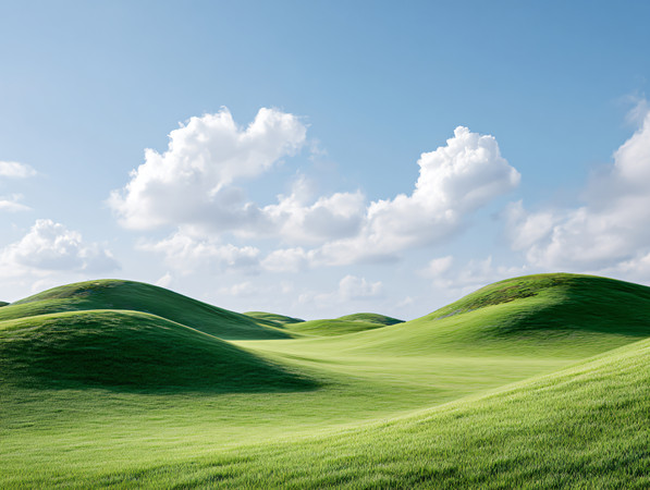 ƽԭ�ϵ�ɽ�ȷ羰��ԭ���ͼƬ JPG