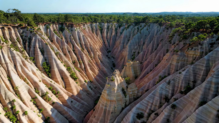 土林自然风光俯瞰全景 土林自然风光俯瞰全景