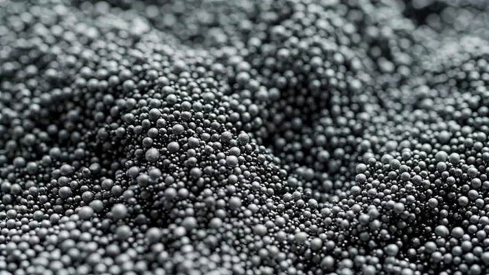 微距特写黑色颗粒