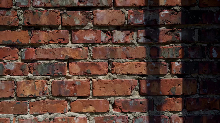 红砖墙面特写素材