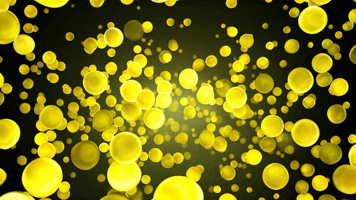 黄色粒子背景素材