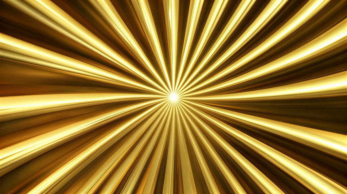 金色放射光线背景素材