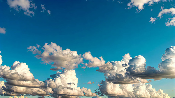 蓝天白云晴朗天空景象 蓝天白云晴朗天空景象