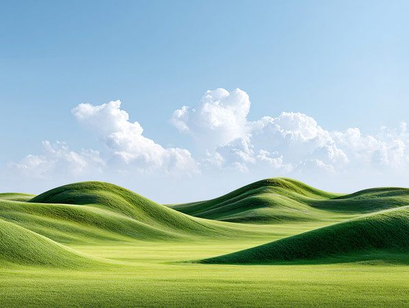 ƽԭ�ϵ�ɽ�ȷ羰��ԭ���ͼƬ JPG