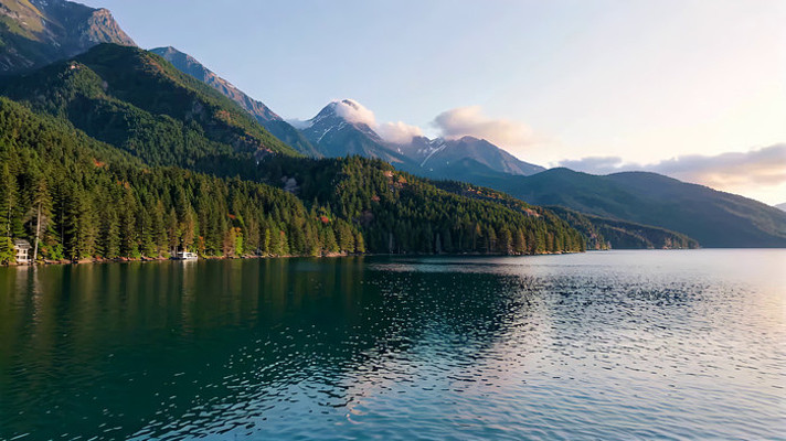 山水湖泊森林自然风光 山水湖泊森林自然风光
