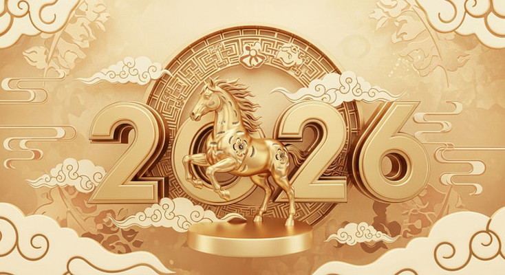 2026金色马年国风素材 2026金色马年国风素材