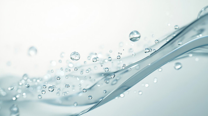 波动的水流激起了水珠 波动的水流激起了水珠