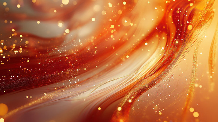 抽象金色流动的艺术背景 抽象金色流动的艺术背景