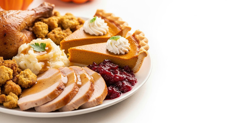 感恩节餐桌上的美味佳肴 感恩节餐桌上的美味佳肴