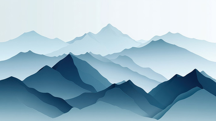 简约中国风水墨山水 简约中国风水墨山水