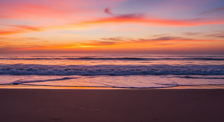金色海岸的浪漫晚霞 金色海岸的浪漫晚霞