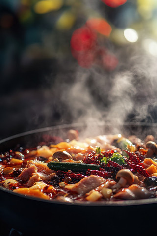 美味可口的水煮肉片