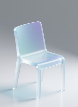 磨砂渐变半透明材质椅子图标 磨砂渐变半透明材质椅子图标